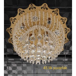 HANEDAN 45 LİK YAĞMUR GOLD AVİZE